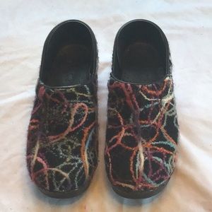 Dansko Wool Confetti Clogs